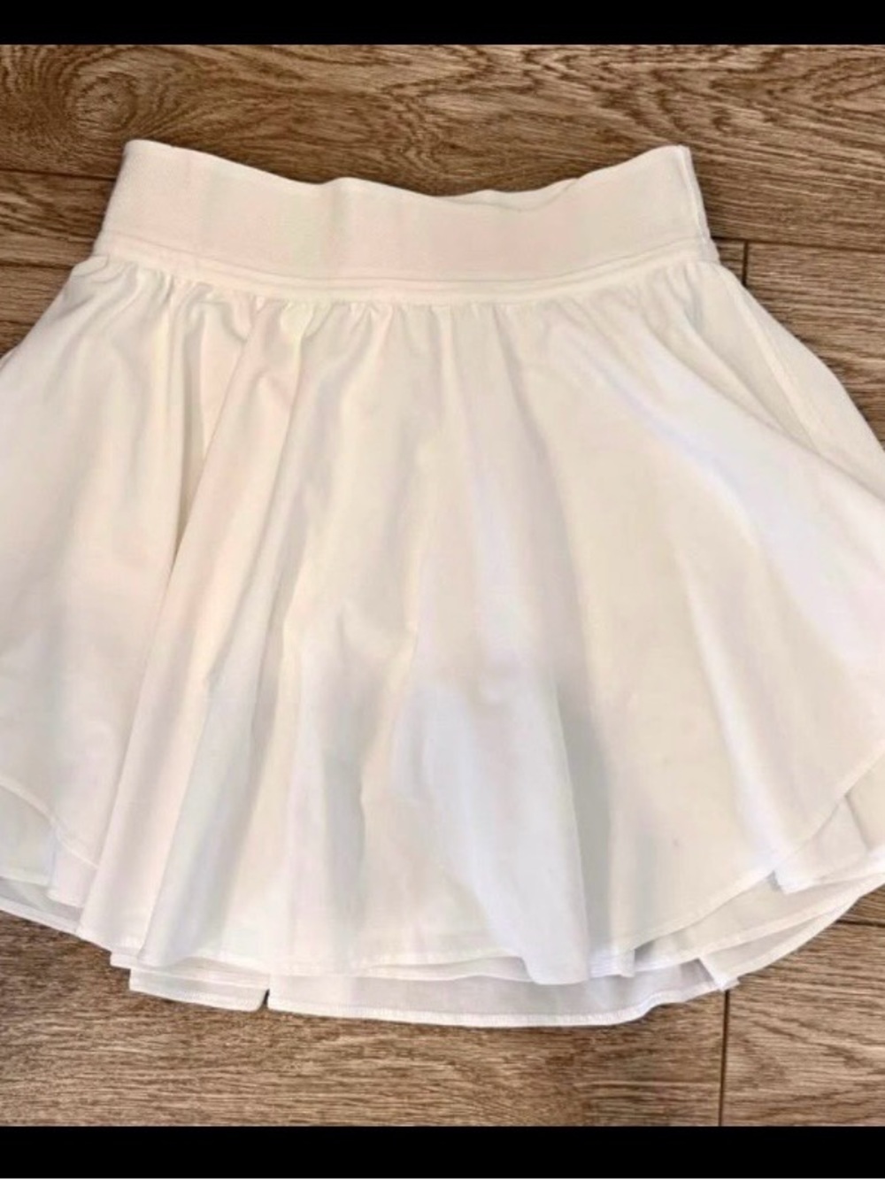 lululemon athletica White Flared Mini Skirt
